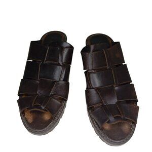Trivia Sandals 7.5M Handmade Leather Fisherman Womens Durable Footwear